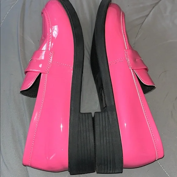 Pink Patent Leather Loafers - Picture 6 of 8